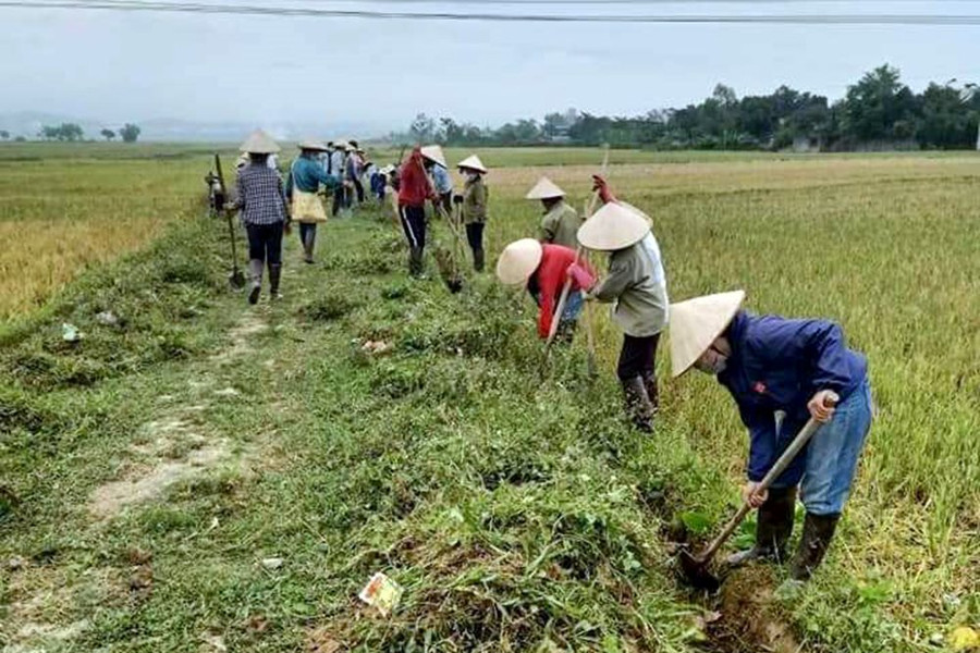 Phụ nữ Điện Biên chung tay bảo vệ môi trường xây dựng nông thôn mới