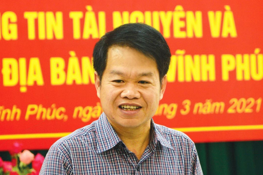 Ông Nguyễn Kim Tuấn giữ chức vụ Giám đốc Sở TN&MT tỉnh Vĩnh Phúc