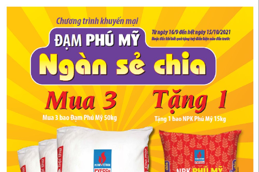 “Đạm Phú Mỹ - Ngàn sẻ chia” -  Hơn 3.000 tấn phân bón trị giá hơn 30 tỷ đồng tặng bà con nông dân 