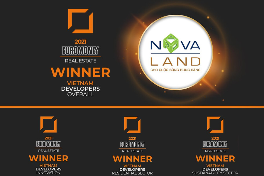 Novaland được vinh danh "Nhà phát triển bất động sản xuất sắc 2021"