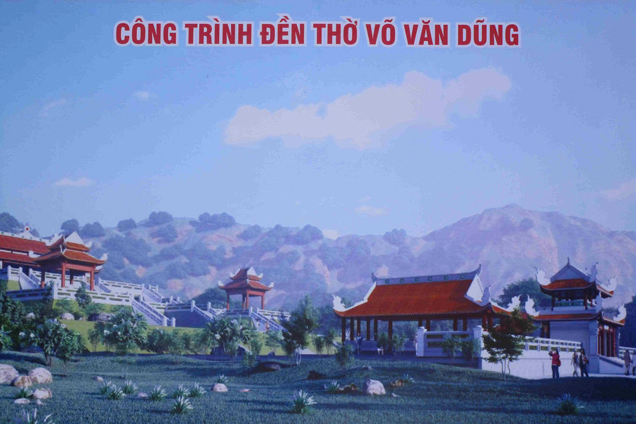 Bình Định: Khởi công xây dựng Đền thờ Đại tư đồ Võ Văn Dũng