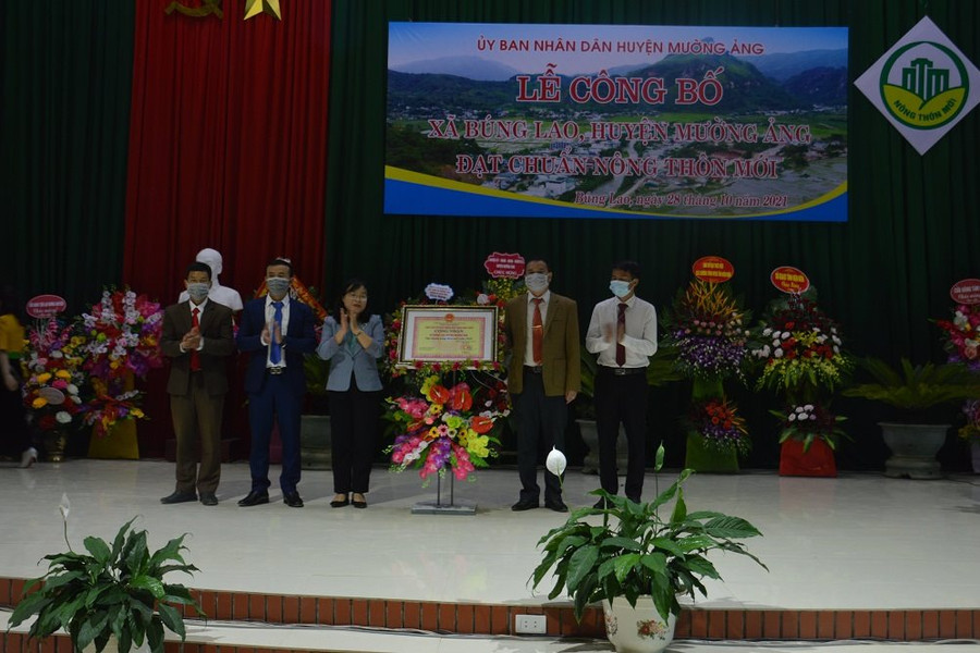 Điện Biên: Công nhận xã Búng Lao đạt chuẩn nông thôn mới