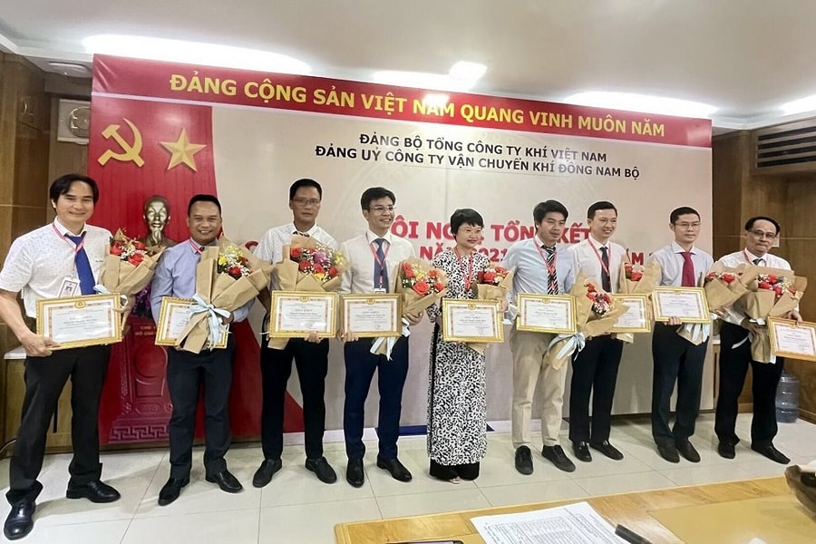 Đảng bộ Công ty Vận chuyển Khí Đông Nam Bộ tổ chức Hội nghị tổng kết công tác Đảng năm 2021