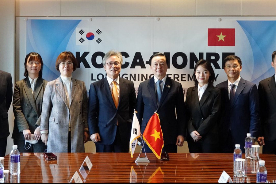 Bộ TN&MT ký kết Ý định thư hợp tác về hành động khí hậu với Hàn Quốc