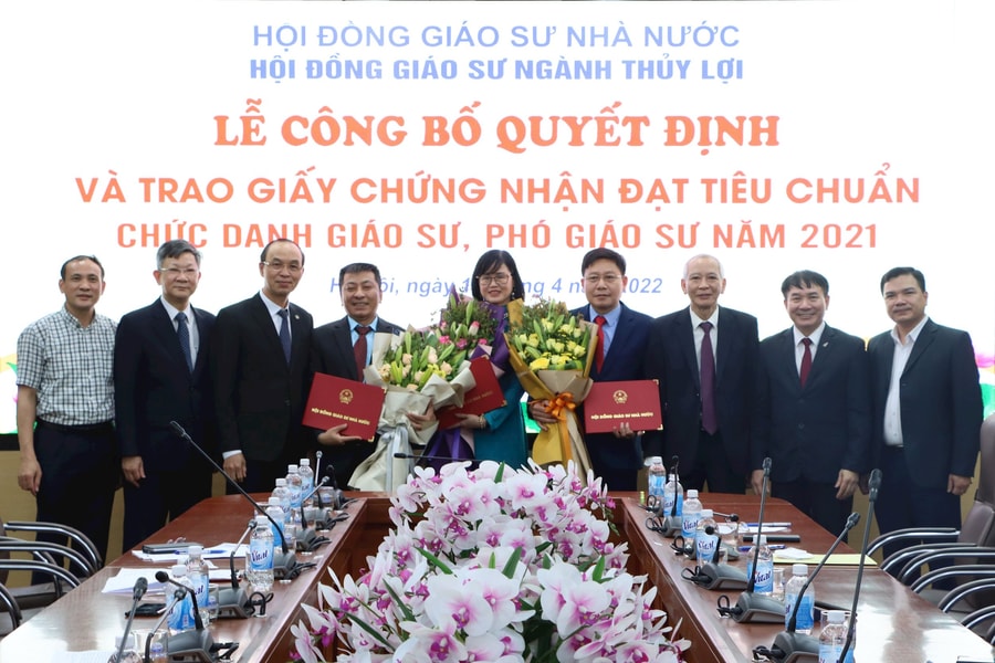 Ngành Thủy lợi có 2 tân Giáo sư