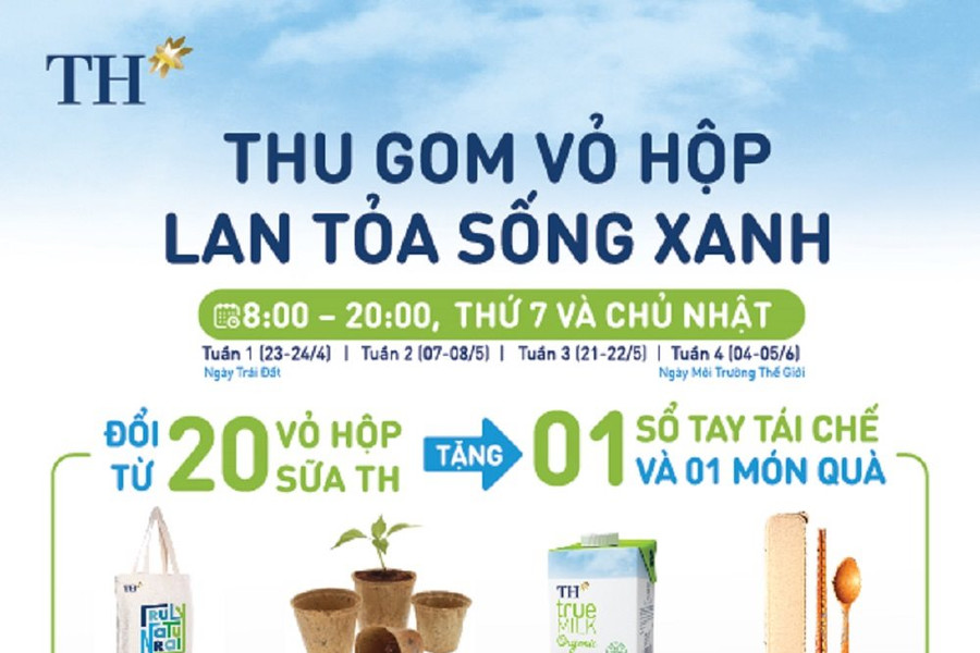 Tuần lễ Ngày Trái đất, mang vỏ hộp sữa đi đổi quà