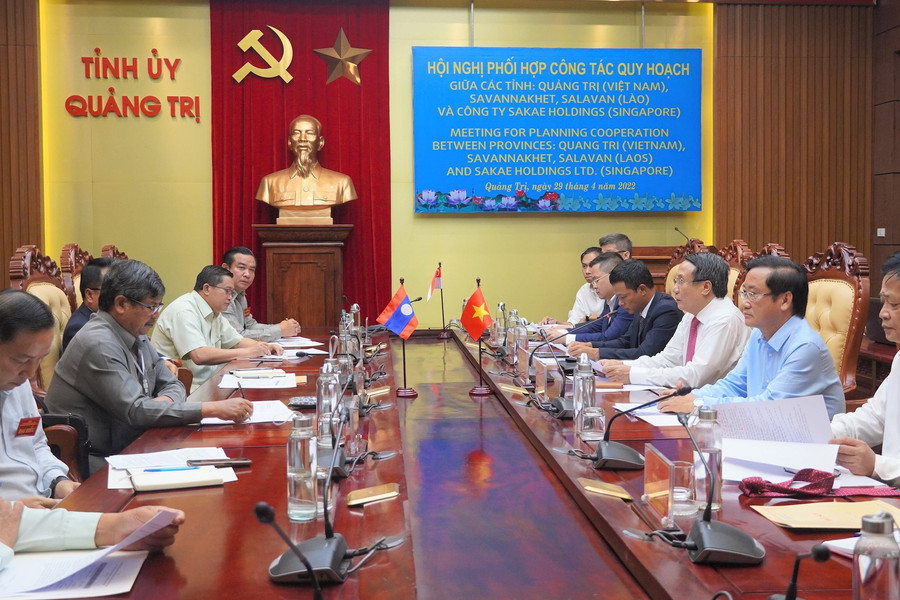 Quảng Trị phối hợp công tác quy hoạch với các tỉnh của Lào 