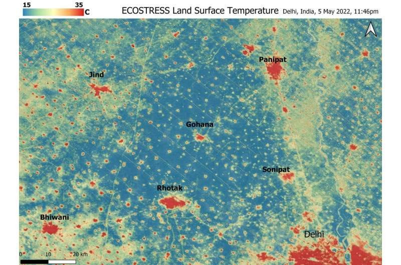 NASA phát hiện hiện tượng đảo nhiệt trong đợt nắng nóng khắc nghiệt ở Ấn Độ