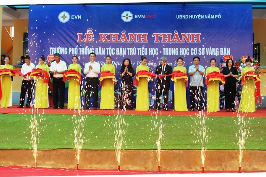 Khánh thành Trường Phổ thông dân tộc bán trú Tiểu học – Trung học cơ sở Vàng Đán (tỉnh Điện Biên)