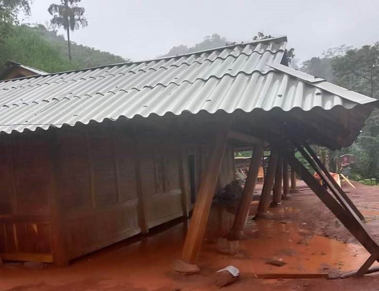 Điện Biên: Mưa lớn gây thiệt hại nặng cho huyện Nậm Pồ