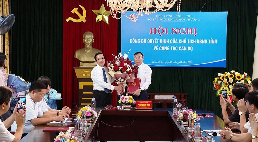 Ninh Bình bổ nhiệm tân Giám đốc Sở Tài nguyên và Môi trường