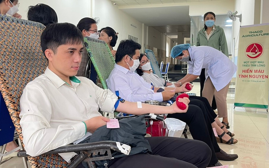 THACO AGRICULTURE chung sức tham gia chương trình hiến máu nhân đạo