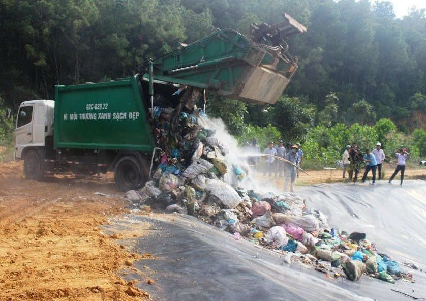 Quảng Nam: Đầu tư hệ thống thu gom nước mặt Khu xử lý rác thải Tam Xuân 2 