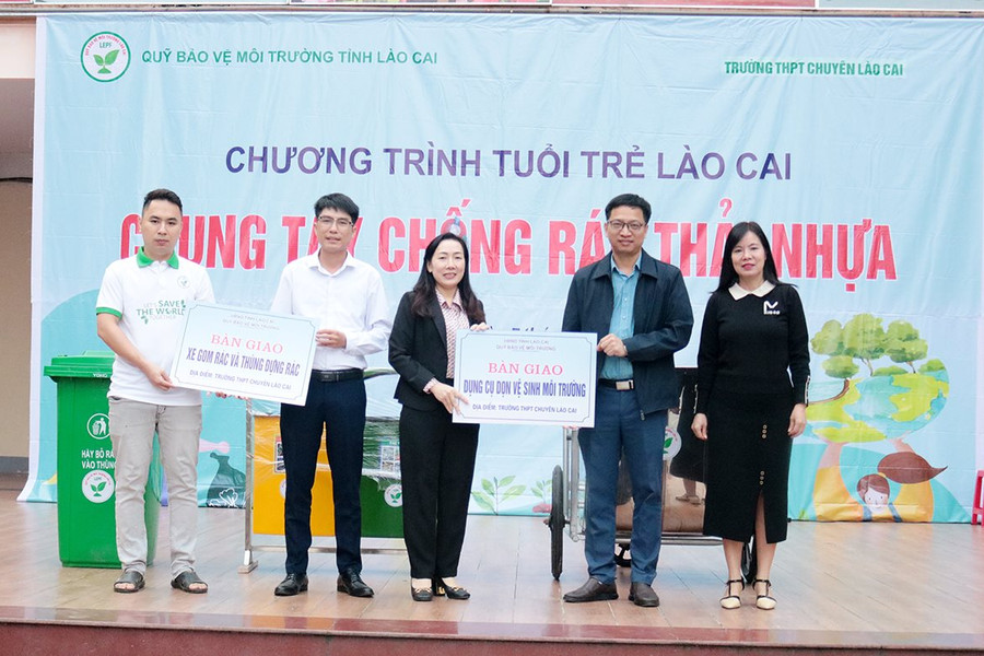 Lào Cai: Hơn 1000 học sinh được tuyên truyền phòng chống rác thải nhựa