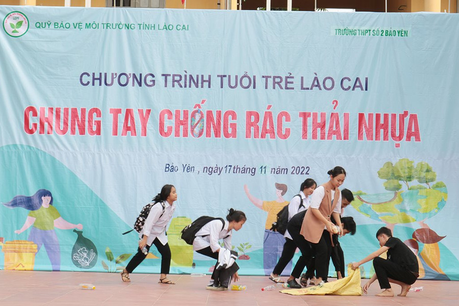 Lào Cai: Tuổi trẻ Bảo Yên chung tay phòng chống rác thải nhựa