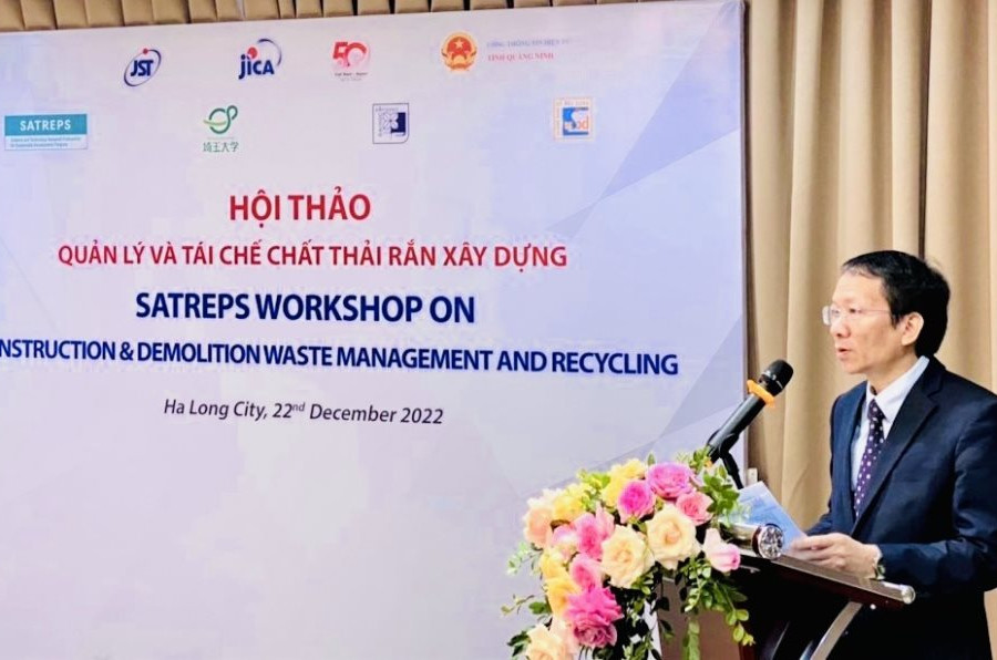 Hội thảo quản lý và thúc đẩy tái chế chất thải xây dựng tại Quảng Ninh
