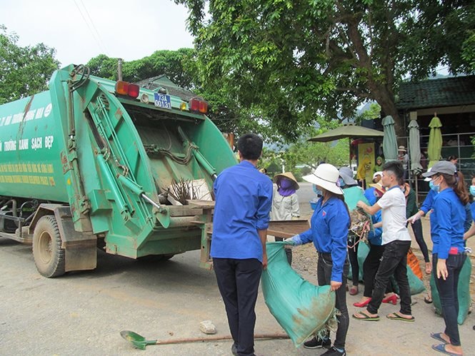 Quảng Bình: Tăng cường công tác vệ sinh môi trường dịp tết Nguyên đán 2023