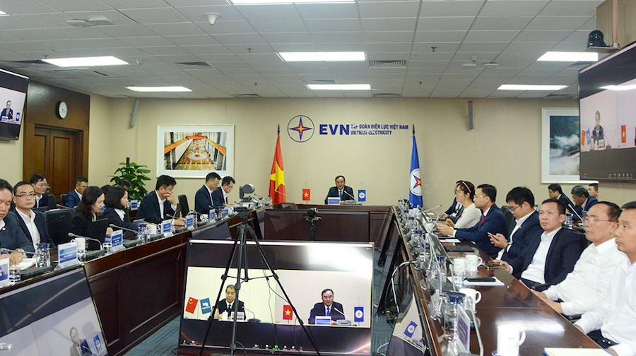 EVN và Công ty TNHH Lưới điện Phương Nam Trung Quốc (CSG) trao đổi định hướng hợp tác năm 2023