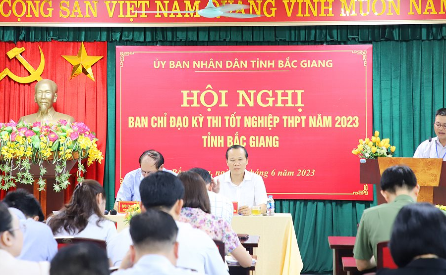 Bắc Giang: Lên phương án chuẩn bị cho kỳ thi tốt nghiệp THPT năm 2023