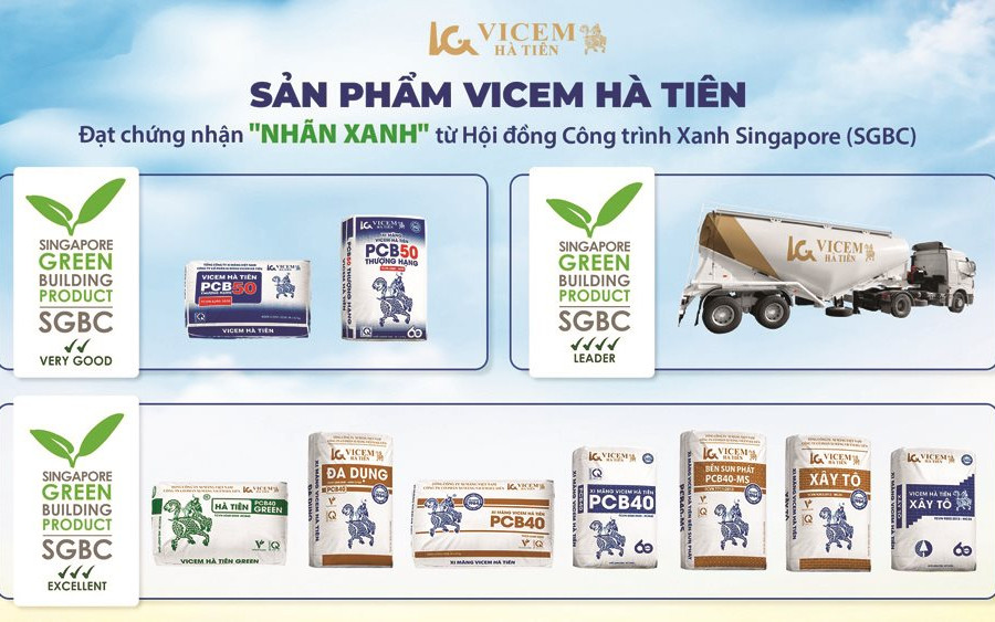 Sản phẩm của VICEM Hà Tiên được chứng nhận “xi măng xanh”