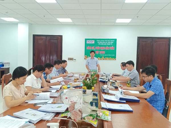 Bắc Giang: Tổ chức hội nghị đánh giá, phân hạng sản phẩm tham gia Chương trình OCOP đợt 1 năm 2023