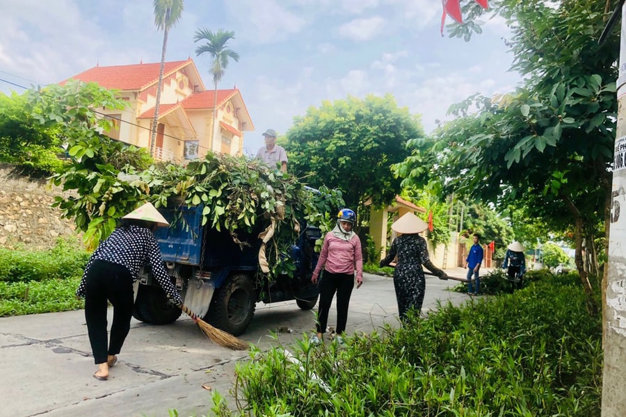 Giáo họ Tràng Bạch chung tay bảo vệ môi trường