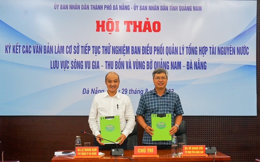 Đà Nẵng và Quảng Nam thống nhất đề nghị thành lập tổ chức quản lý lưu vực sông Vu Gia - Thu Bồn