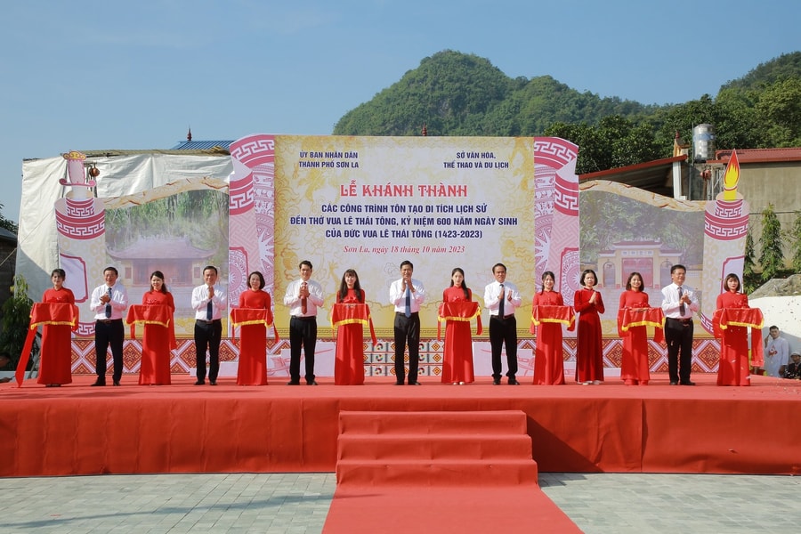 Sơn La: Khánh thành các công trình tôn tạo Đền thờ vua Lê Thái Tông