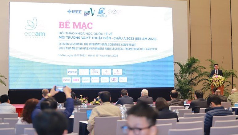Bế mạc Hội thảo khoa học quốc tế về Môi trường và Kỹ thuật điện - châu Á 2023