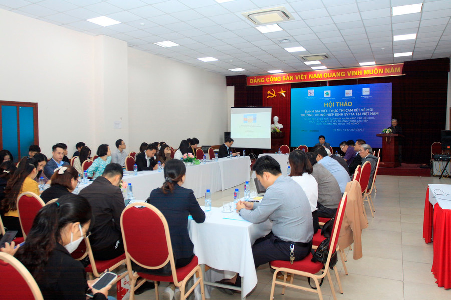 Hội thảo Khoa học “Đánh giá việc thực thi cam kết về môi trường trong Hiệp định EVFTA tại Việt Nam”