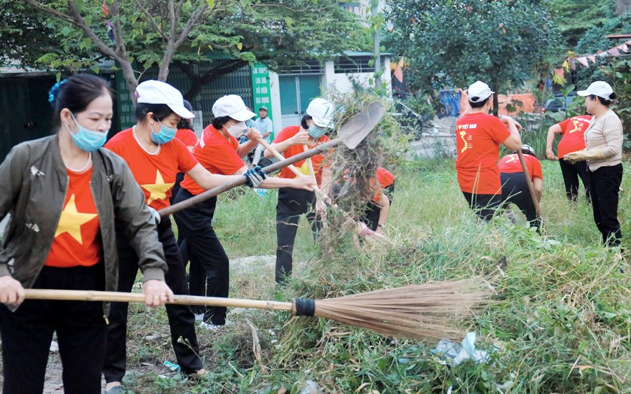 Phụ nữ Bắc Giang lồng ghép hoạt động bảo vệ môi trường