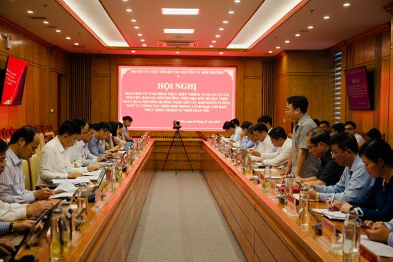 Việt Yên (Bắc Giang): Tháo gỡ vướng mắc về công tác quản lý tài nguyên và môi trường