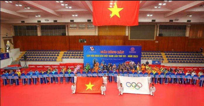 Khai mạc Giải bóng bàn Cúp Hội Nhà báo Việt Nam lần thứ XVI năm 2023