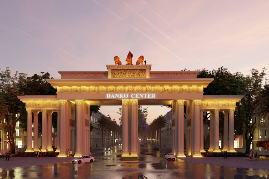 Danko Center - Khu đô thị mang kiến trúc châu Âu tại thành Tuyên