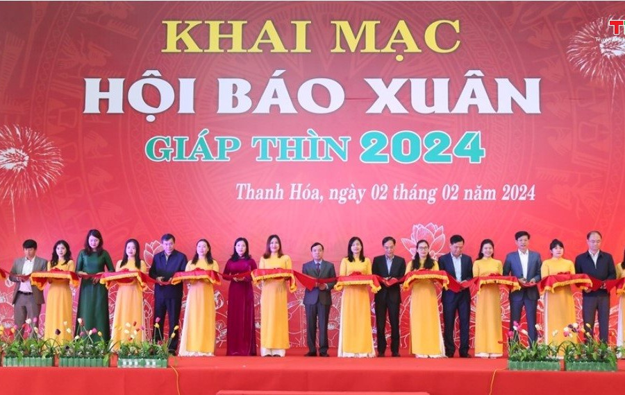 Thanh Hóa: Khai mạc Hội báo Xuân Giáp Thìn 2024