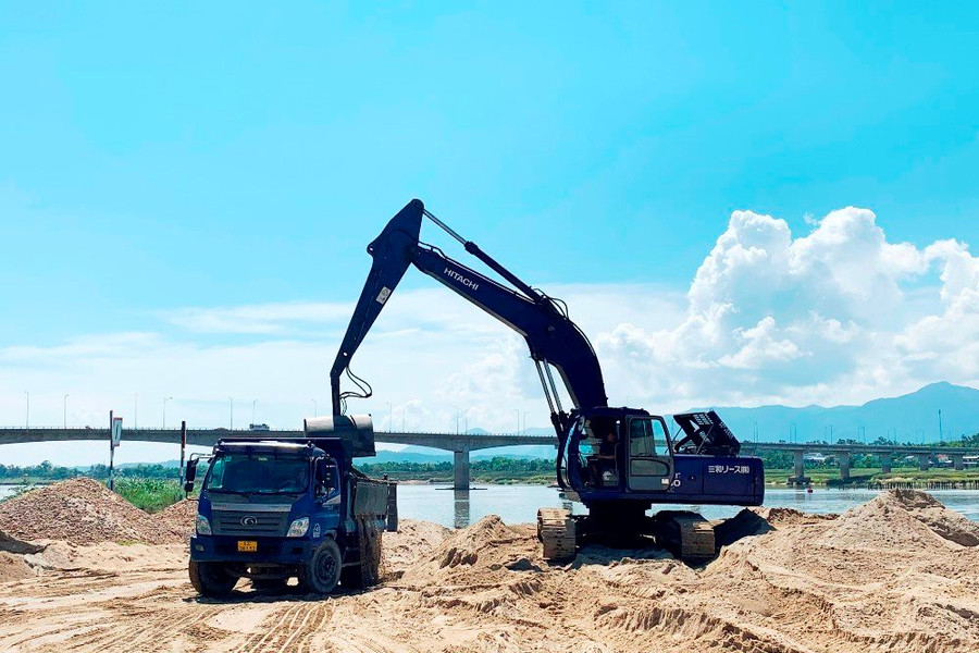 Quảng Nam: Phát hiện nhiều sai phạm trong hoạt động khai thác cát