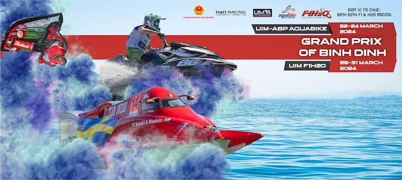 Bình Định: Giải đua môtô nước quốc tế UIM- ABP Aquabike World Championship đã sẵn sàng