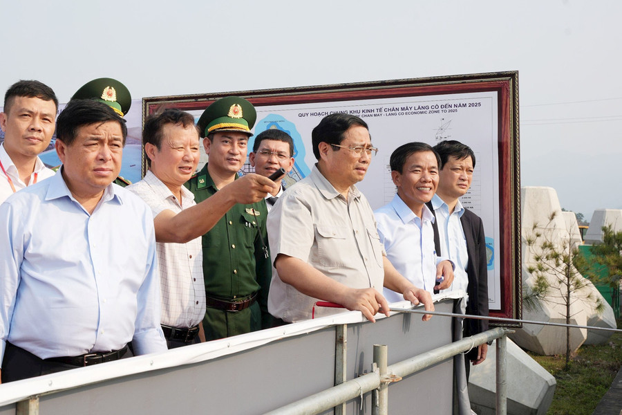 Thủ tướng Phạm Minh Chính dự lễ khởi công dự án Cảng Vsico ở Thừa Thiên – Huế