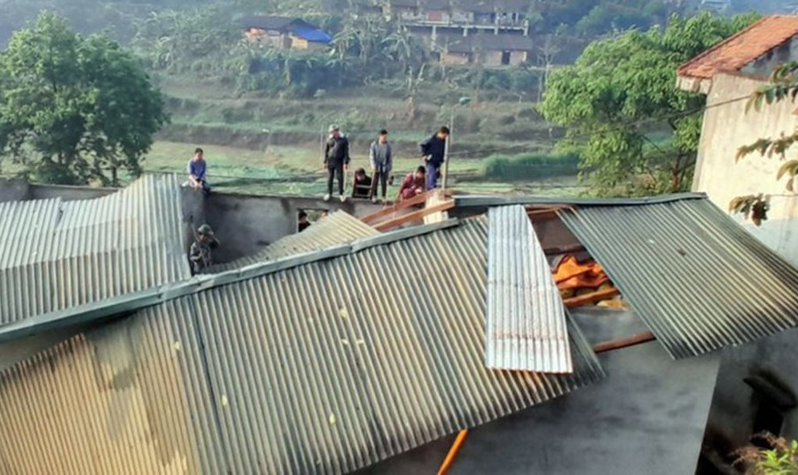 Lào Cai: Thiệt hại gần 3 tỷ do dông lốc