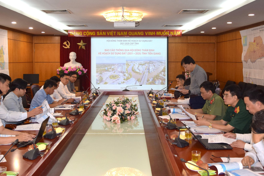 Thẩm định kế hoạch sử dụng đất tỉnh Tiền Giang