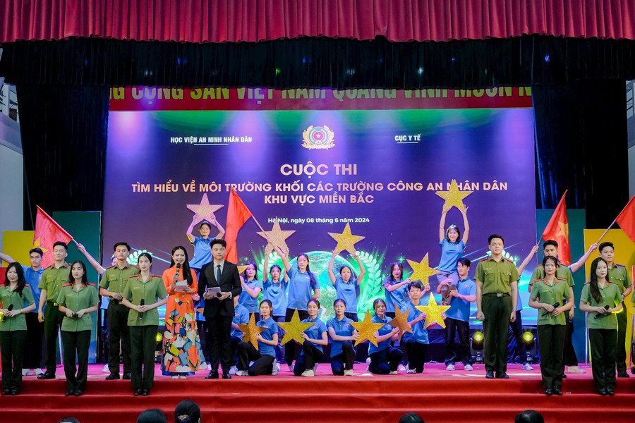 Sôi nổi cuộc thi “Tìm hiểu về môi trường” trong các trường công an nhân dân