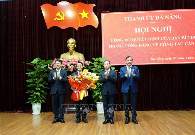 Phân công ông Nguyễn Đình Vĩnh giữ chức Phó Bí thư Thường trực Thành ủy Đà Nẵng