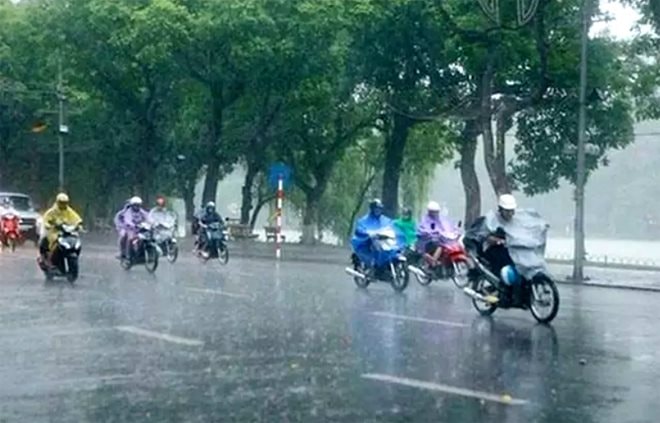 Dự báo thời tiết ngày 15/6: Bắc Bộ có mưa rào và dông