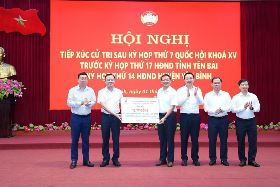 Petrovietnam hỗ trợ 12 tỷ đồng xây trường tại Yên Bái