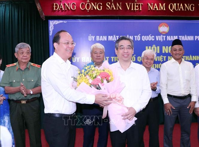 Phó Bí thư Thành ủy kiêm giữ chức Chủ tịch Ủy ban MTTQ Việt Nam TP Hồ Chí Minh