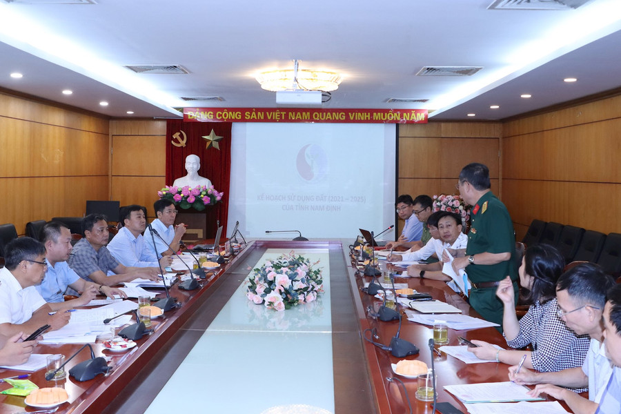 Thẩm định kế hoạch sử dụng đất tỉnh Nam Định