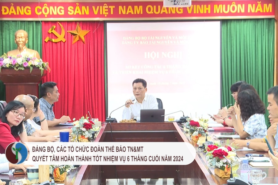 Đảng bộ, Công đoàn Báo TN&MT quyết tâm hoàn thành tốt nhiệm vụ 6 tháng cuối năm 2024