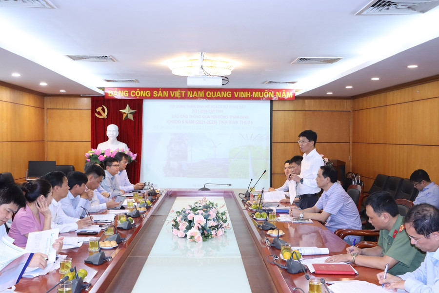 Thẩm định kế hoạch sử dụng đất tỉnh Bình Thuận