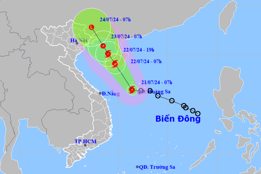 Áp thấp mạnh lên thành bão và ảnh hưởng đến vịnh Bắc Bộ