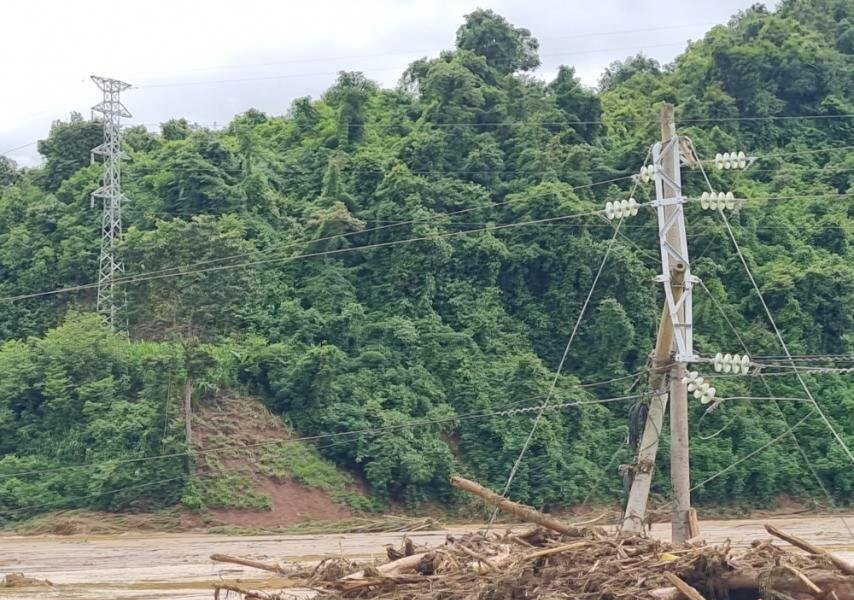 Điện Biên: Ngành điện thiệt hại hơn 1 tỷ đồng do mưa lũ